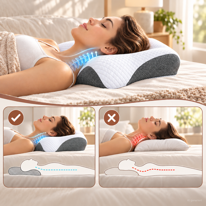 NUVORA – Ergonomisches Nackenstützkissen